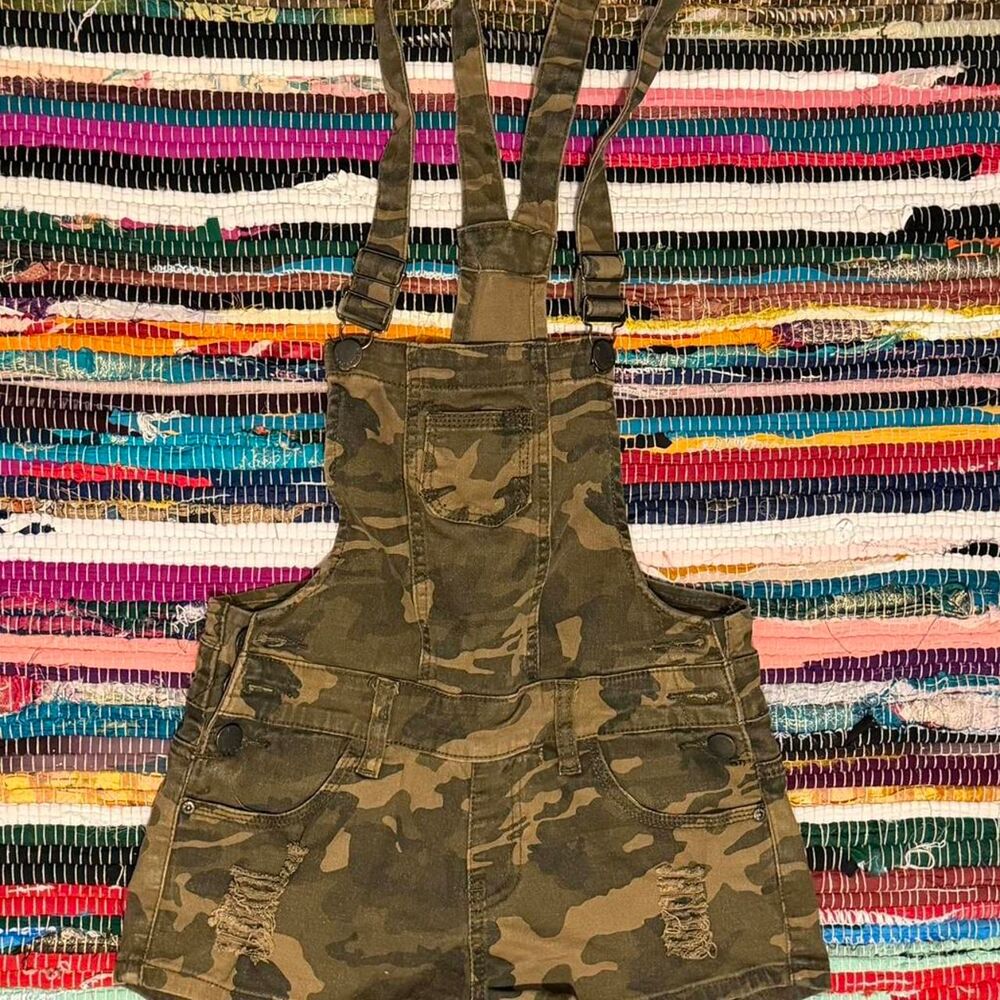 Unbranded Women's Khaki and Green Playsuit-romper